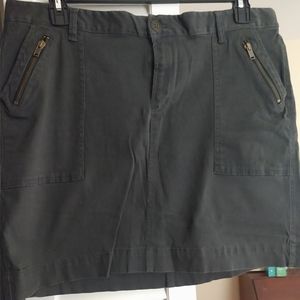 Utility mini skirt.